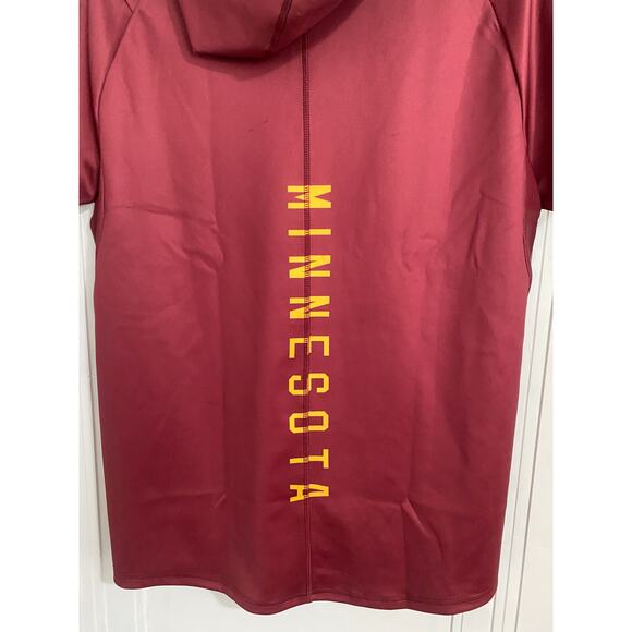 NWT Minnesota Gophers Row the Boat UNRL Brand Short Sleeve Hoodie Size M - Picture 11 of 12